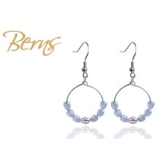 R33656 EARRINGS HAZEL" LTBLUE-AB SS"