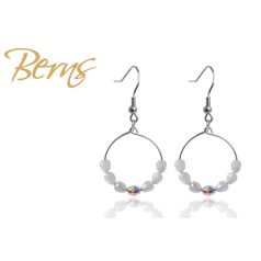 R33658 EARRINGS HAZEL" WHITE-AB SS"