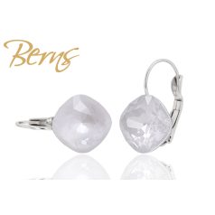 R33696 EARRINGS FR. YLI"-I.EWHITE 12MM"