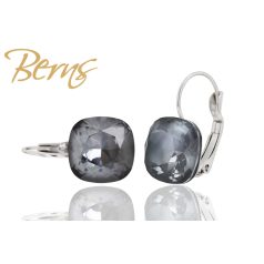 R33706 EARRINGS FR. YLA I-DK.GREY 12MM SS