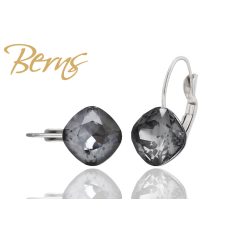 R33707 EARRINGS FR. YLI"-I.DKGREY 10MM"