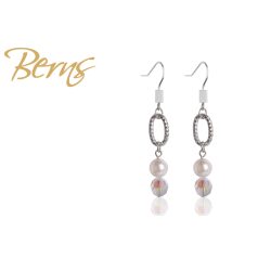 R33709 EARRINGS NOLIN" WHITE-CRY.SH SS"