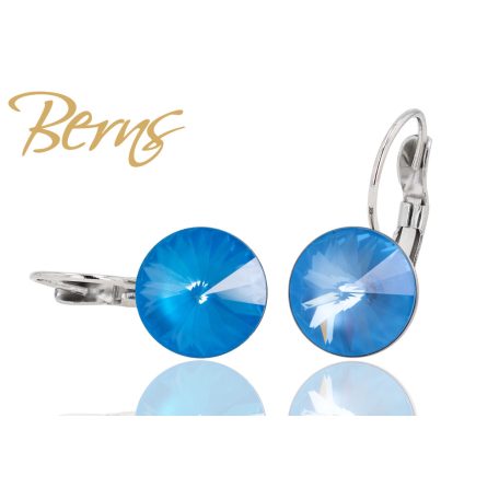 R33721 EARRINGS KAP. GALAXY I-EBLUE 12 MM