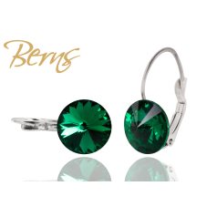 R33739 EARRINGS KAP. GALAXY MGREEN 10 MM