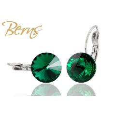 R33740 EARRINGS KAP. GALAXY MGREEN 12 MM