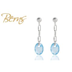 R33759 EARRINGS AMARA AQUA SS