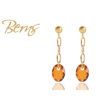 R33766 EARRINGS AMARA TOPAZ GO