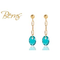 R33769 EARRINGS AMARA BLZIRC GO