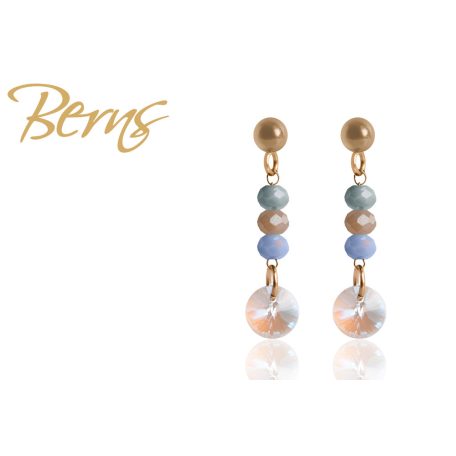 R33799 EARRINGS NOELLE NATURE-CRY.SH GO