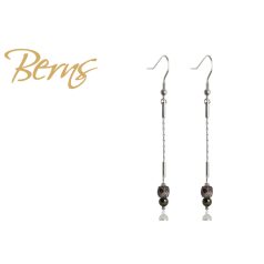 R33823 EARRINGS VESTA DKGR-DKGR SS