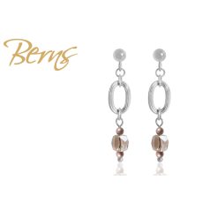 R33835 EARRINGS ELLIS PALM-LTGOLD SS