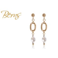 R33837 EARRINGS ELLIS WHITE-AB* GO
