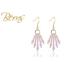R33895 EARRINGS APHRODITE CRY.SH-WHITE GO