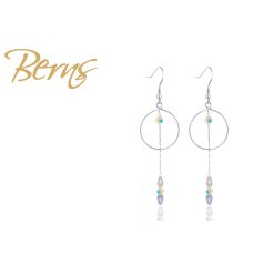 R33910 EARRINGS ROSIA LT.BLUE-AB* SS