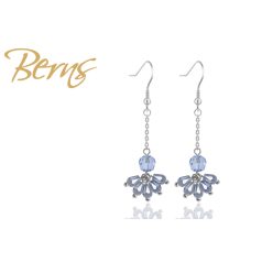R33926 EARRINGS RIVER LT.SAPPHIRE SS
