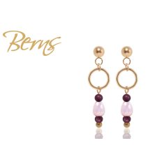 R33947 EARRINGS TAMAR E.BERRY-LT.PINK GO