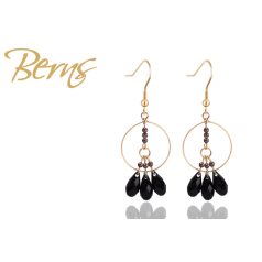 R33950 EARRINGS GENESIS JET-BROWN GO