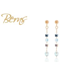 R34007 EARRINGS OLIN ICY-LT.AZORE GO