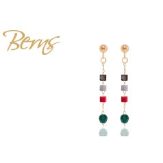 R34009 EARRINGS OLIN EVENT-EMERALD GO