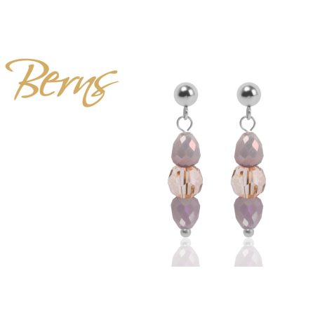 R34017 EARRINGS INDRA LT.GREY-GSHA SS