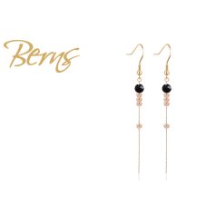 R34033 EARRINGS JADEN JET GO