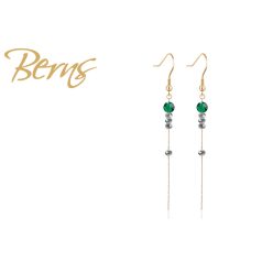 R34034 EARRINGS JADEN M.GREEN GO