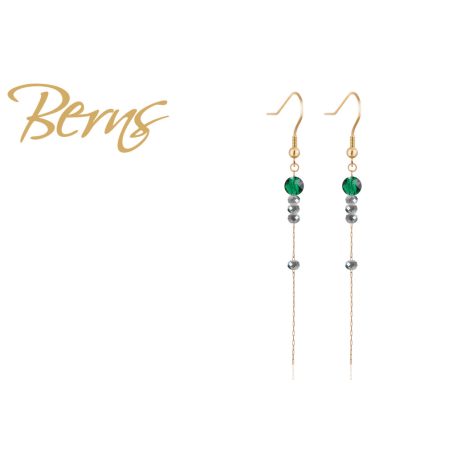 R34034 EARRINGS JADEN M.GREEN GO
