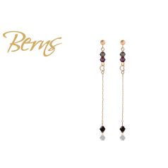 R34042 EARRINGS DESTINY IRIS-JET GO