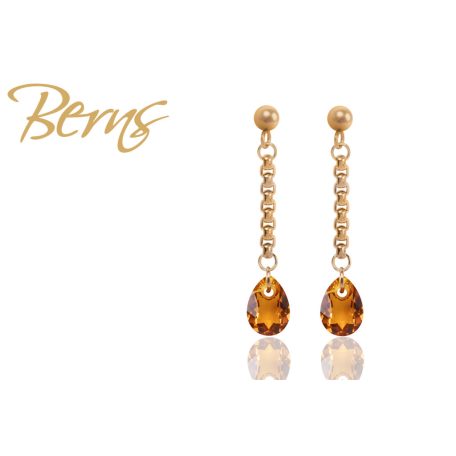 R34061 EARRINGS ESTEL TOPAZ GO