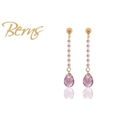 R34066 EARRINGS ESTELLE LT.AMETHYST GO