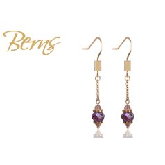 R34076 EARRINGS TYRA AMETHYST SH. GO