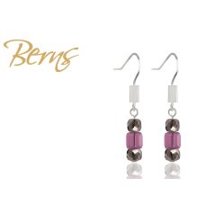 R34142 EARRINGS GILL DK.GREY-IRIS SS