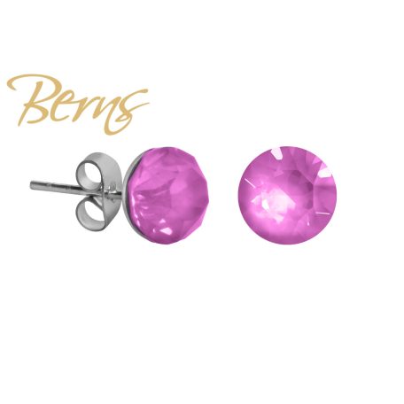 R34156 EARRINGS XIRIUS I-ORCHID 8MM SS