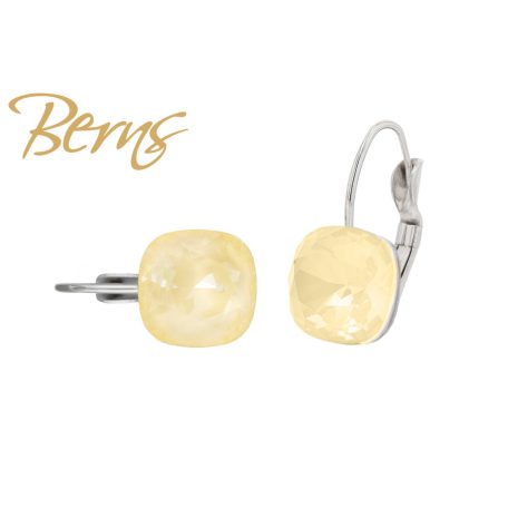 R34181 EARRINGS FR. YLA I-S.YELLOW 10MM SS