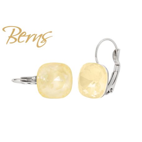 R34183 EARRINGS FR. YLA I-S.YELLOW 12MM SS