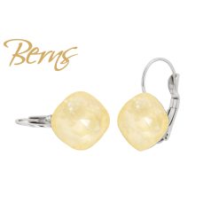 R34184 EARRINGS FR. YLI I-S.YELLOW 12MM SS
