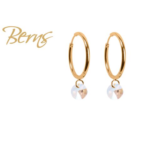 R34208 EARRINGSIKA RIVE CRY.SH GO