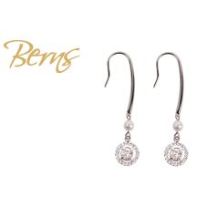 R34219 EARRINGS ELIS CRY-WHITE SS