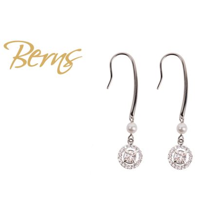 R34219 EARRINGS ELIS CRY-WHITE SS