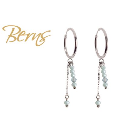 R34222 EARRINGS AURA MINT SS