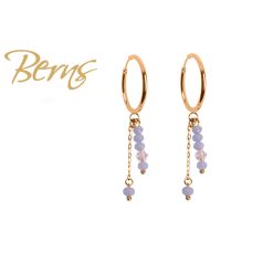 R34226 EARRINGS AURA LTBLUE GO
