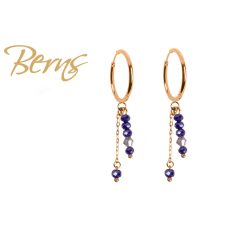 R34227 EARRINGS AURA DKBLUE GO
