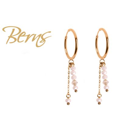 R34228 EARRINGS AURA WHITE GO