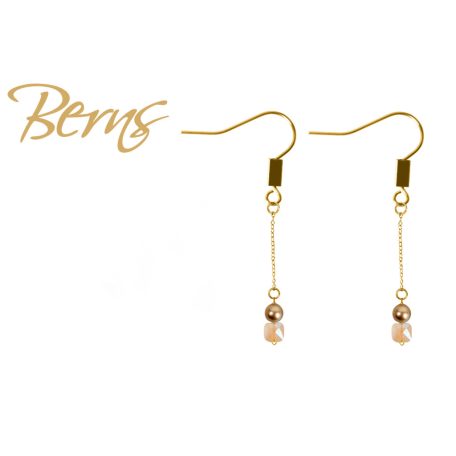 R34233 EARRINGS ELODIE PEACH-GSHA GO