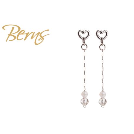 R34235 EARRINGS ELINA WHITE-SSHA SS