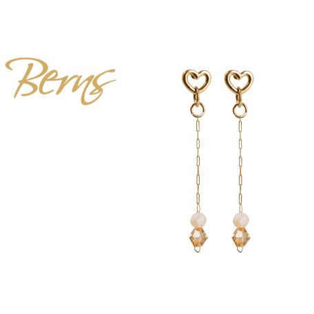 R34240 EARRINGS ELINA PEACH-GSHA GO