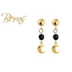 R34243 EARRINGS SOLARIS MOON JET GO