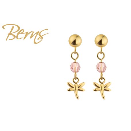 R34245 EARRINGS SOLARIS DRAGONFLY VROSE GO