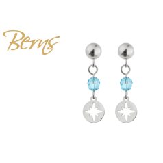 R34249 EARRINGS SOLARIS POLE STAR LTTURQUISE S