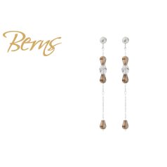 R34252 EARRINGS GLORY CRY-LATTE SS
